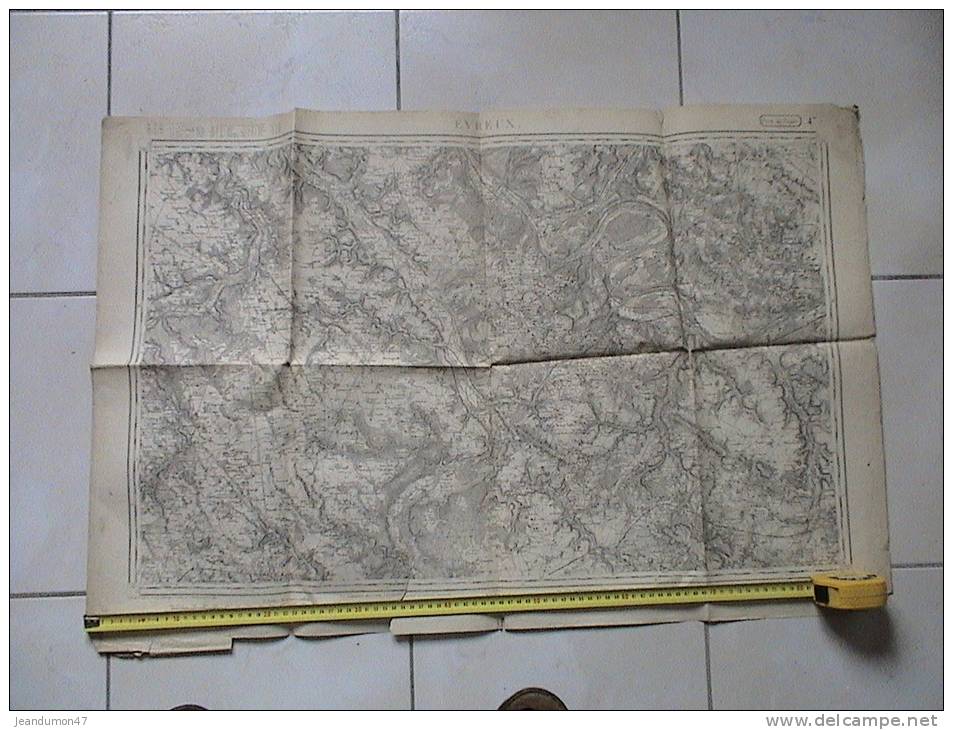 DPT. 27. - . CARTE TOPOGRAPHIQUE - EVREUX - Topographische Karten