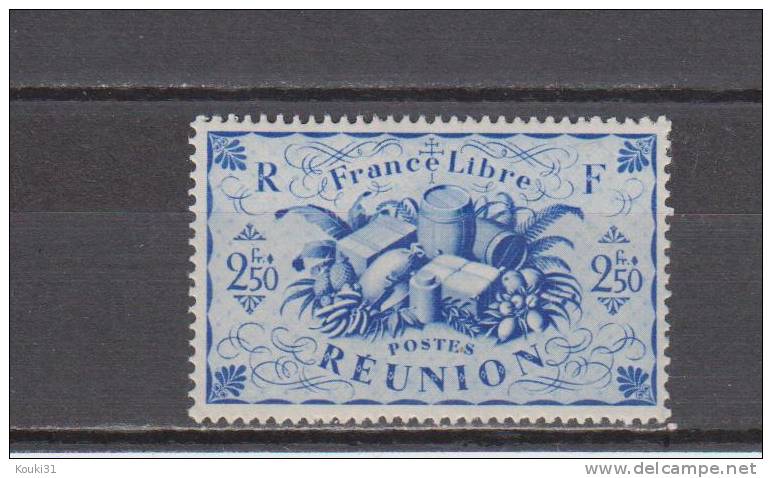 Réunion YT 242 * : France Libre ; Série De Londres - 1943 - Nuovi