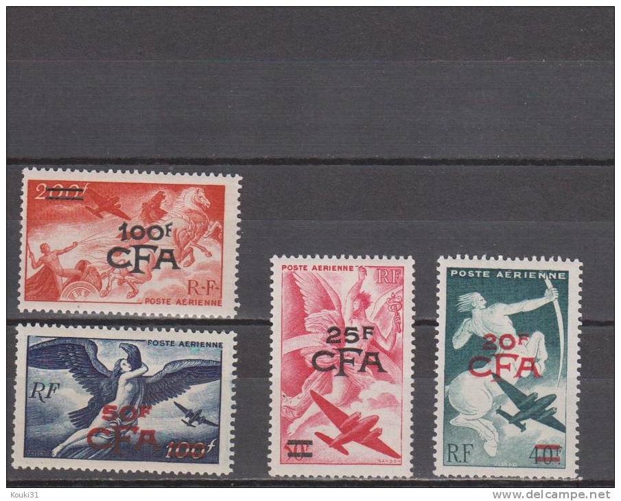 Réunion YT PA 45/8 * : Série Mythologique - 1949 - Airmail