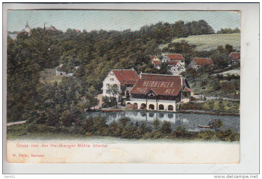 5657 HAAN, Restauration Heidbergermühle 1907 - Haan
