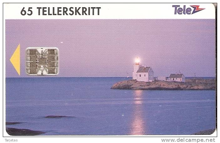 TARJETA DE NORUEGA DE UN FARO (LIGHTHOUSE) - Lighthouses