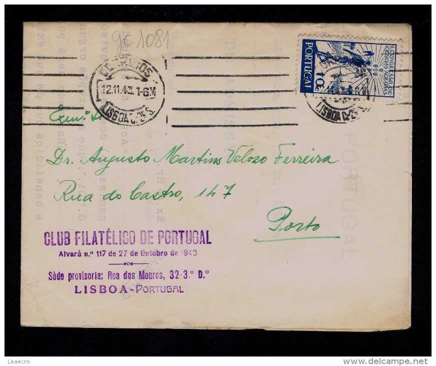 Gc1081 PORTUGAL RARE Agricole Agriculture Promotional Sheet To Keep To Club's Member Dias Ferreira 1943 Cfp - Covers & Documents