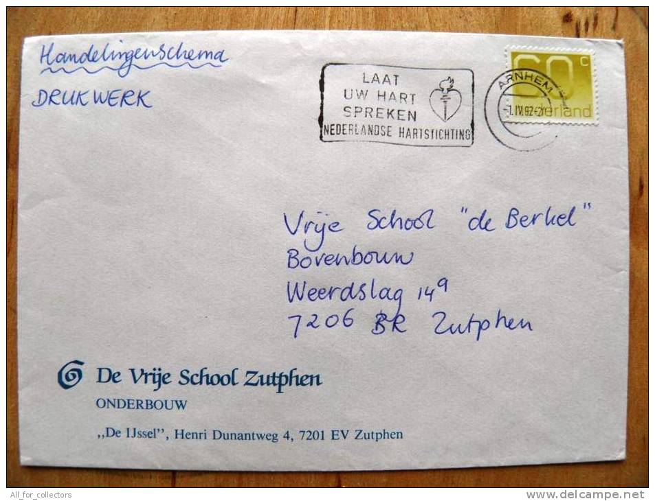 Cover Sent From Netherlands 1992 - Lettres & Documents