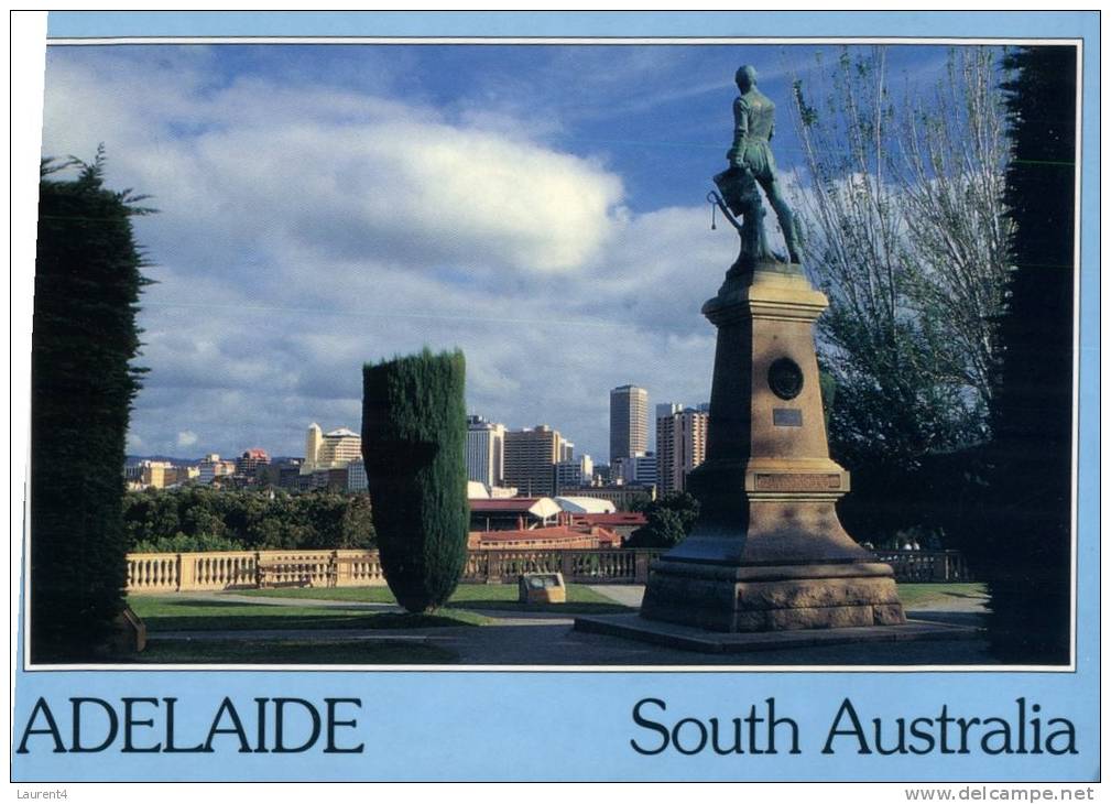 (551) Australia - SA - Adelaide With Statue - Adelaide