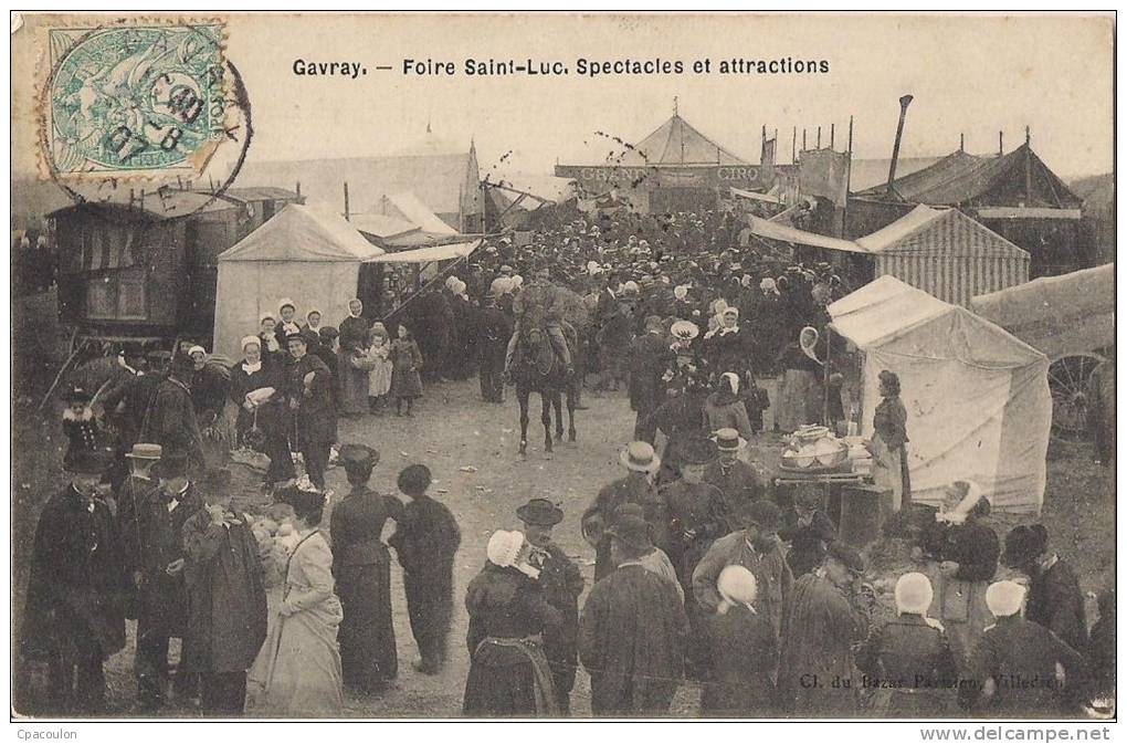 Gavray - Foire Saint-Luc, Spectacles Et Attractions [1623/G50] - Sonstige & Ohne Zuordnung