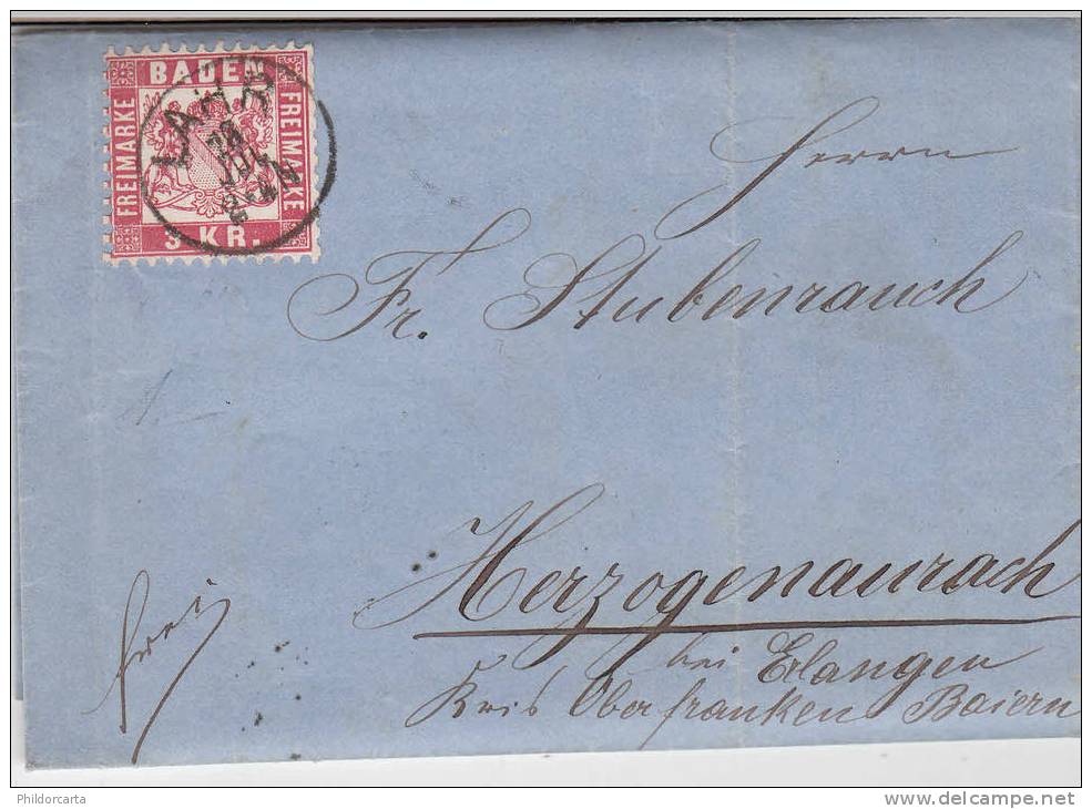 Baden -Firmen-Rechnung - Lettres & Documents