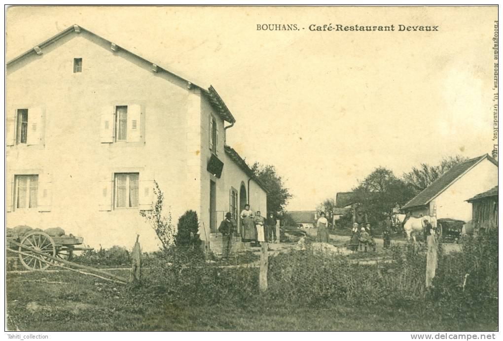 BOUHANS - Café-Restaurant Devaux - Autres & Non Classés