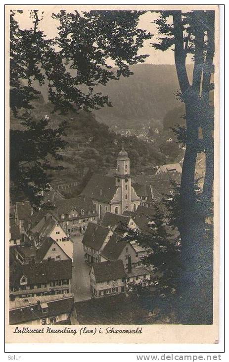 Oldpostcard  LUFTKURORT NEUENBÜRG I. SCHWARZWALD GERMANY PFORZHEIM - Pforzheim