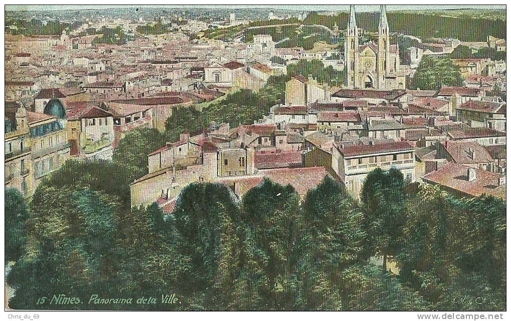 Nimes Panorama De La Ville - Nîmes