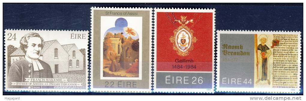 #Ireland 1982-84. Commemorative Days. Michel 464-65 + 547-48. MNH(**) - Unused Stamps
