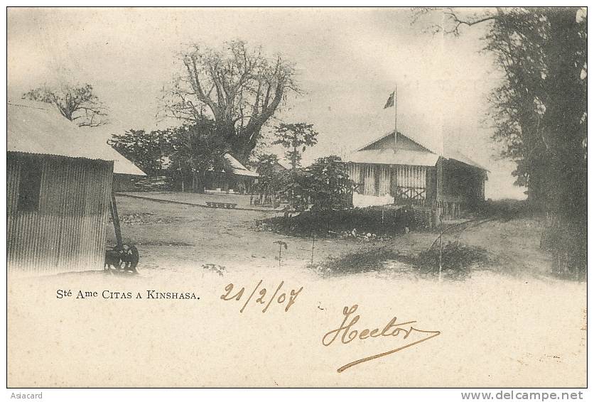 Kinshasa  Sté Ame Citas 1907 Voyagé - Kinshasa - Leopoldville (Leopoldstadt)