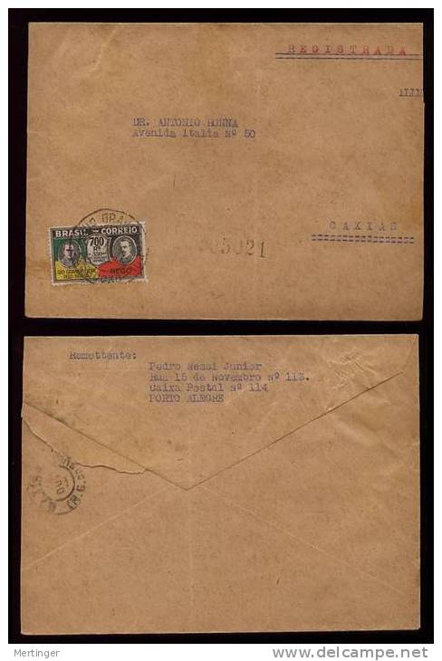 Brazil Brasilien 1931 Mi# 347 RHM C36 Einzelfrankatur - Cartas & Documentos