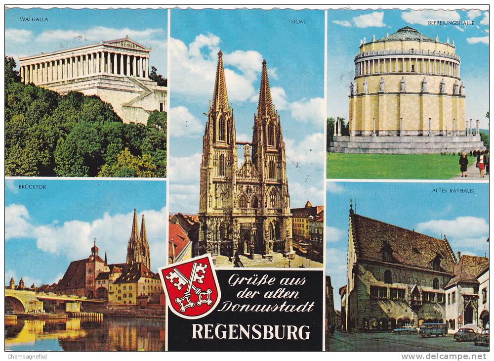 ALLEMAGNE, BAVIERE, REGENSBURG, GRÜBE AUS DER ALTEN DONAUSTADT REGENSBURG - Regensburg