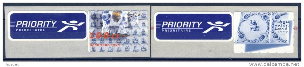 #Netherlands 1998. Tiles. Michel 1642-43. MNH(**) - Unused Stamps