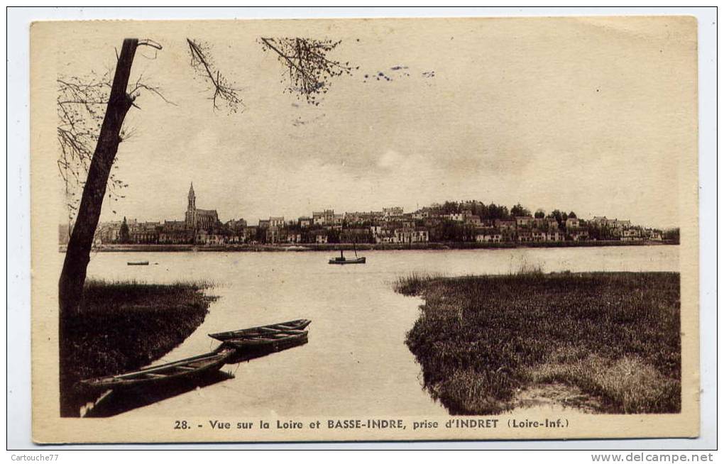 K23 - Vue Sur Le Loire Et BASSE-INDRE Prise D'INDRET - Basse-Indre