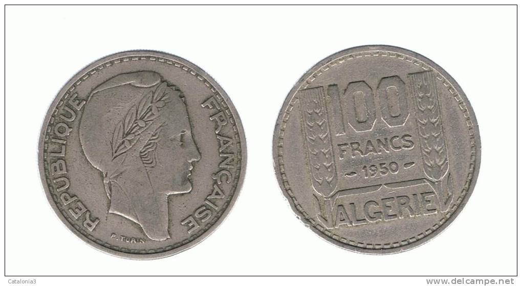 ALGERIA - ARGELIA -  100 Francs  1950  KM93 - Algérie