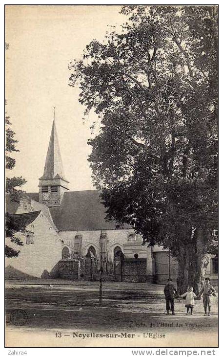 13 - Noyelles Sur Mer - L'église - Noyelles-sur-Mer