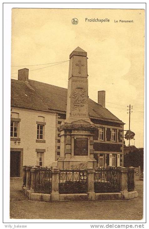 Postkaart / Carte Postale "Froidchapelle - Le Monument" - Froidchapelle