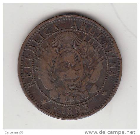 Pièce - Argentine - Dos Centavos - 1883 - Argentine