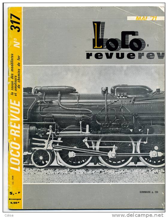 « Loco Revue » N°  317  Mai 1971 - Trenes