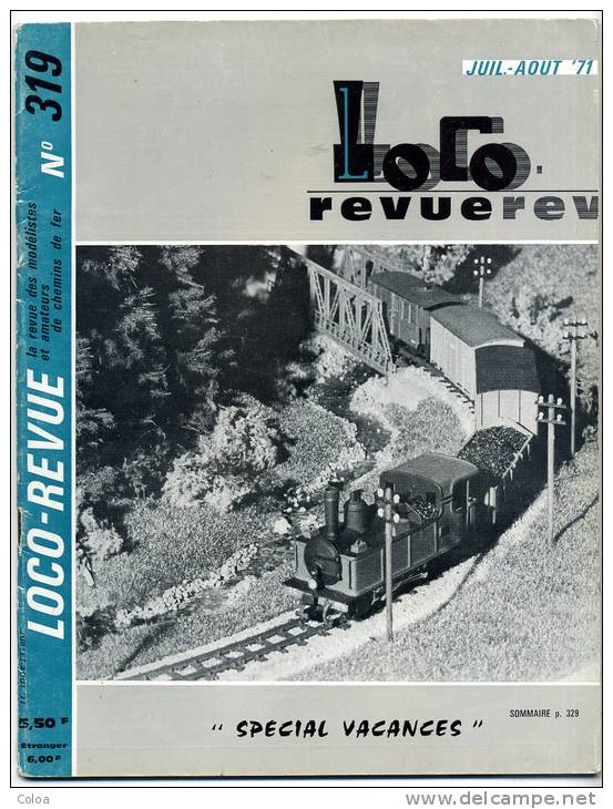 Loco Revue 319 Juillet Août 1971 - Trains