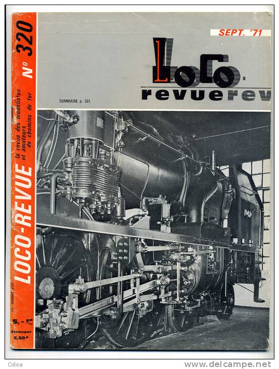 Loco Revue N° 320 Septembre 1971 - Trenes