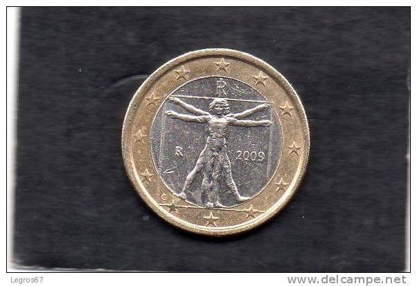 PIECE DE 1 EURO ITALIE 2009 - Italie