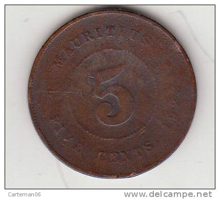 Pièce - Maurice - Mauritius - 5 Cents - 1923 - Mauritius