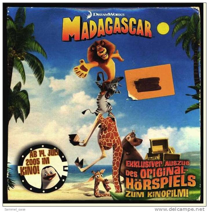 Werbe-CD Hörspiel-CD (nur Auszug ) Zum Kinofilm : Madagascar - Von 2005 - CDs