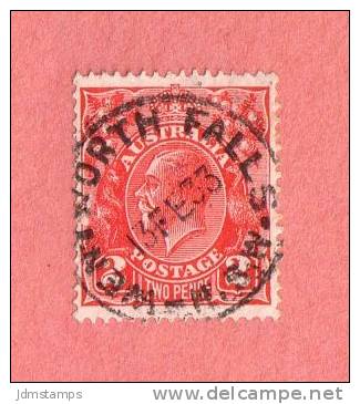 AUS SC #116  King George V  W/SON  ("WENTWORTH FALLS N.S.W / 13 FE 33") - Used Stamps