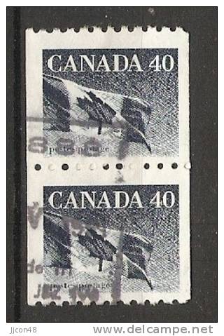 Canada  1990  Canadian Flag  (o) - Roulettes