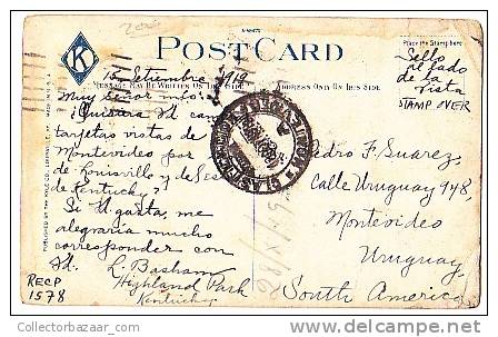 Jefferson Street Louisville KY Vintage Original Postcard Cpa Ak (W3_1377) - Louisville