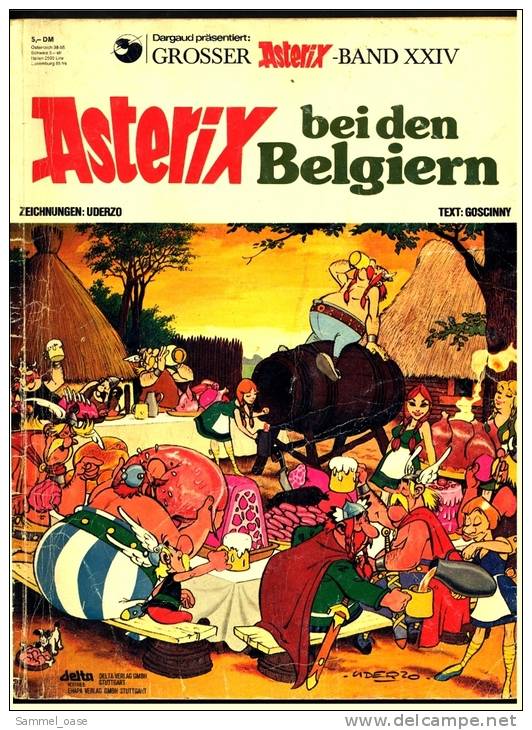 Asterix Heft Band 24 - Asterix Bei Den Belgiern  -  Von 1979 - Asterix