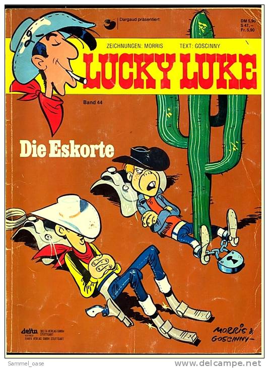 Comics Lucky Luke : Die Eskorte ,  Band 44  Von 1985  ,  Delta Verlag - Other & Unclassified