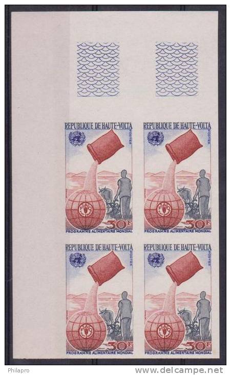 HAUTE VOLTA  NON DENT/IMPERF  FAO CONTRE LA FAIM   YVERT N°195** MNH   Réf 3183 - Contre La Faim