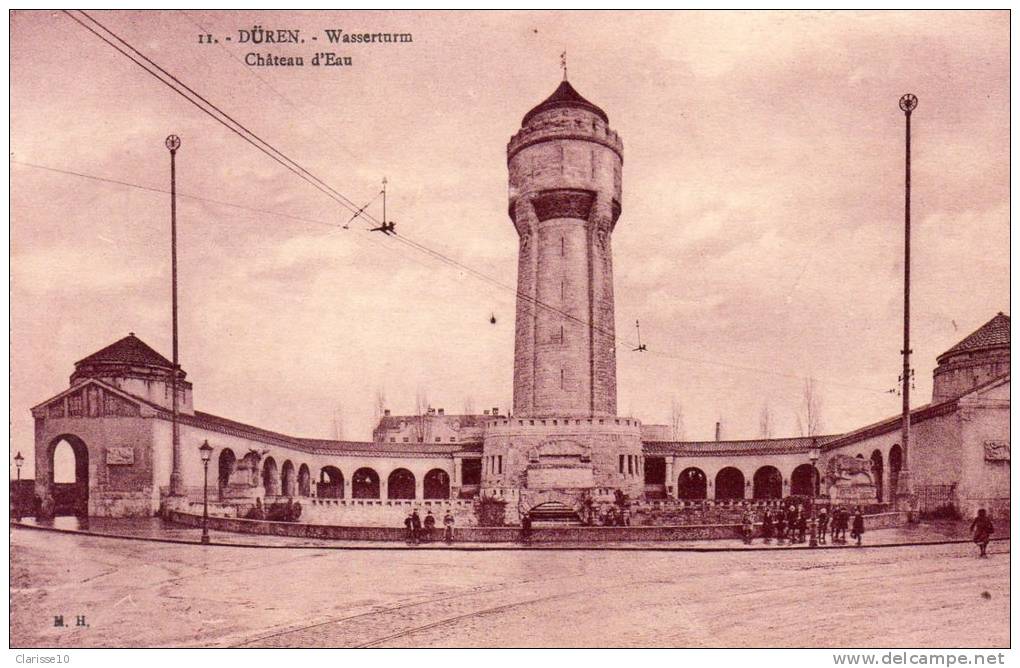 Allemagne Duren Chateau D'Eau Animée - Dueren