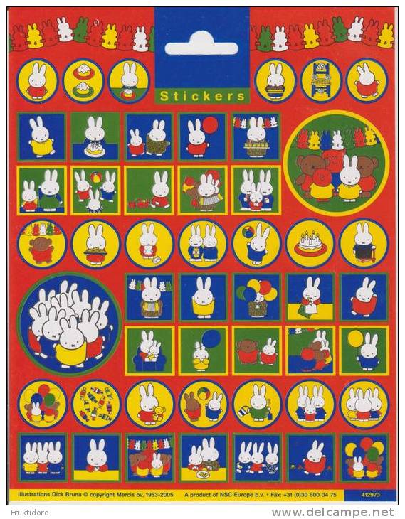 Nijntije - Miffy Stickers - Autocollants - Cartoons