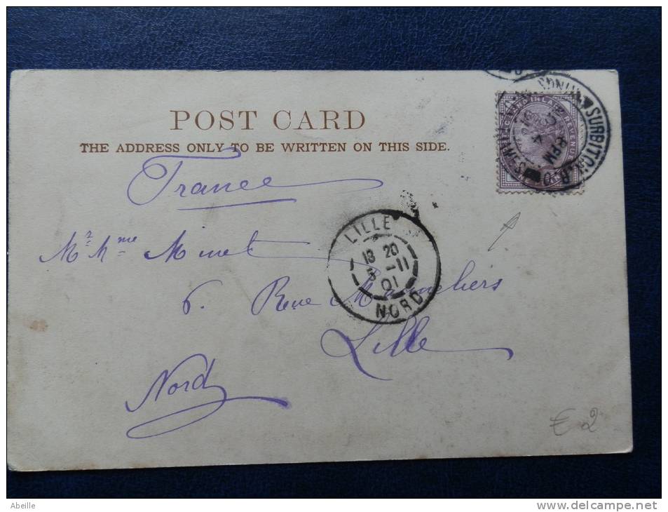 33/697A   CP POUR LILLE   1901 - Storia Postale