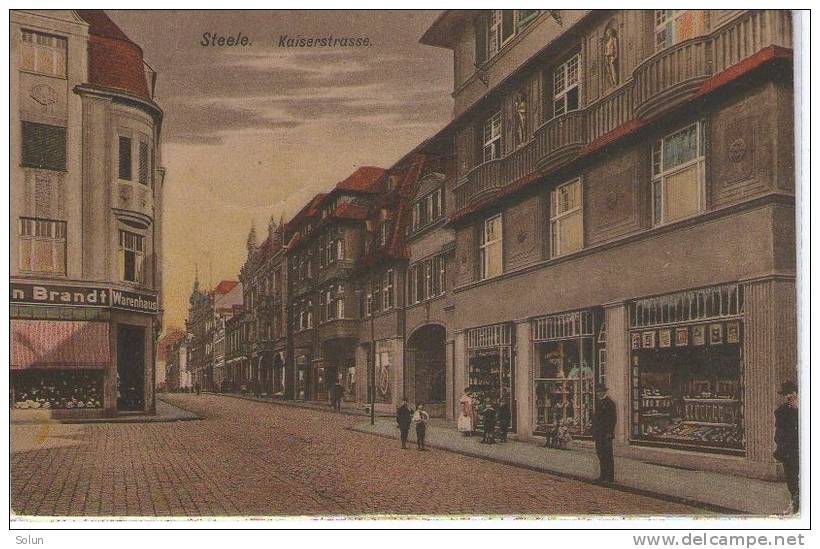 Oldpostcard  STEELE  KAISERSTRASSE  GERMANY ESSEN - Essen