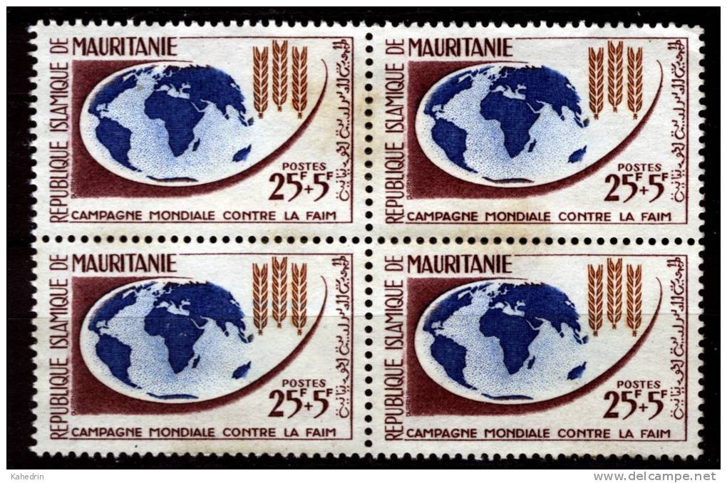 Mauritania - Mauritanie 1963, Campagne Mondiale Contre La Faim **, MNH (Re-gumed???) - Mauritania (1960-...)