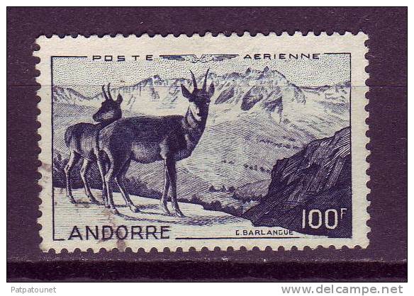 Andorre Français YV PA 1 O 1950 Isard - Animalez De Caza