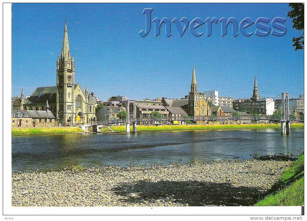 River Ness, Inverness, Highland, Scotland - Inverness-shire