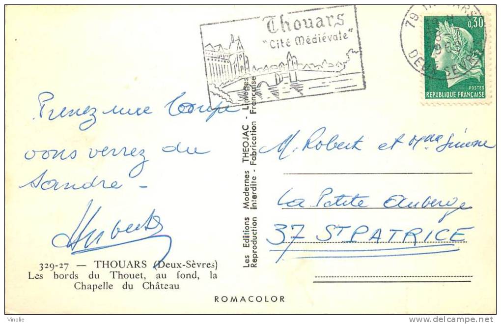 Réf : A -13- 2695 :  Thouars - Thouars