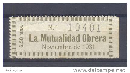 MUTUALIDAD OBRERA - Emisiones Nacionalistas