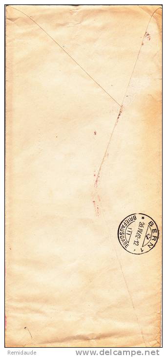 BULGARIE - 1962 - ENVELOPPE Avec TIMBRES SURCHARGES De SOFIA Pour BERN Avec REEXPEDITION Pour STRASBOURG - Briefe U. Dokumente