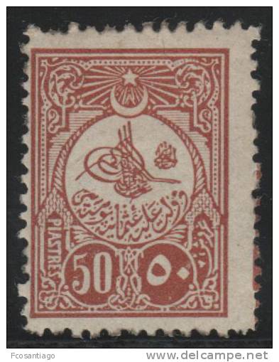 TURQUIA 1908 - Yvert #129 - MLH * - Nuevos