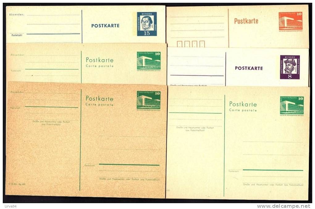 LOT DE  12  ENTIERS-POSTAUX ANCIENS NEUFS- R.D.A- TRES BON ETAT- - Andere & Zonder Classificatie