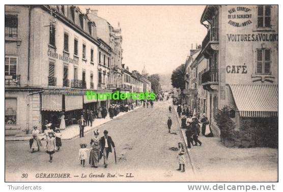 CPA 88 GERARDMER  LA GRANDE RUE - Gerardmer