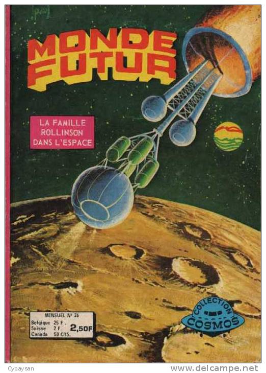 MONDE FUTUR N° 26 BE AREDIT 10-1975 - Arédit & Artima