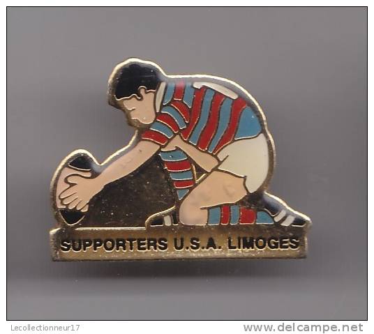 Pin's Supporters USA Limoges Rugby Réf 7849JL - Rugby